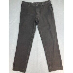 EM'S OF MASON'S Pants Mens Size 32x29 50 Trousers Gray Chino Straight Leg